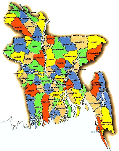 map of bangladesh